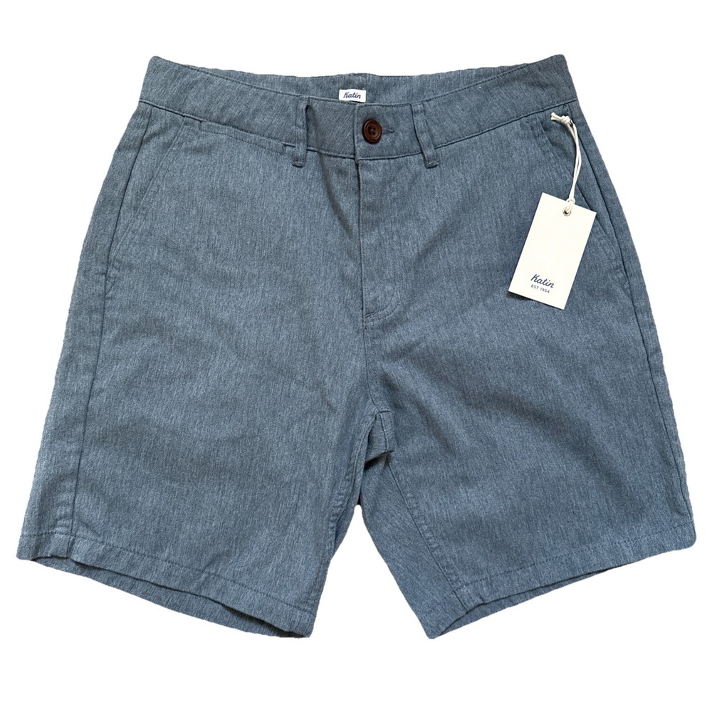 Katin Court Shorts Men 29 Blue Chino Stretch Performance NWT